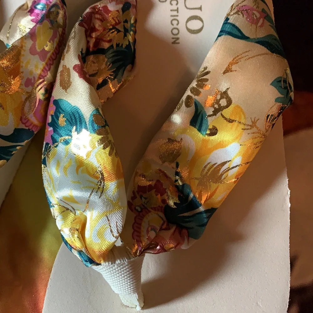 NWOT Wedge Cloud Foam Flip Flops Size 39 EUR 8-9US - Picture 2 of 5